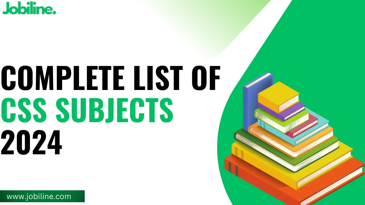 Complete List of CSS Subjects 2024: Compulsory & Optional Guide